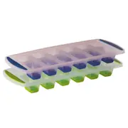 2PK Avanti 12 Cup Pop Release Ice Cube Tray Silicone Mould/Mold Maker Green/Blue