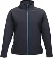 [REGATTA] Womens/Ladies Ablaze Printable Soft Shell Jacket (UK Size: 10 UK) (Navy Blue/French Blue)