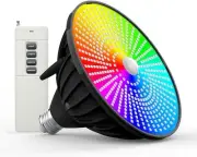 Pool Lights 120V 60W RGB Color Changing LED Light Bulb for Black