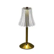LED Crystal Decorative Table Lamp 800MAh Rechargeable Atmosphere Night Light 3-Levels Brightness for