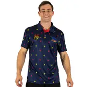 AFL 'Mulligan' Golf Polo - Adelaide Crows - Adult - Mens - Polo