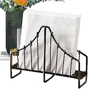 Metal Napkin Holder - Bridge Vintage Napkin Holder for Table | Iron Bridge Space-Saving Kitchen Accessories Retro Decorative Tissue Stand for Counter Dinner Table