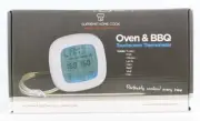 Supreme Home Cook Oven & Bbq Touchscreen Thermometer White With Blue Display
