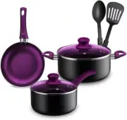 Chef'S Star Pots and Pans Set Nonstick, Kitchen Cookware Sets, Aluminum Cooking