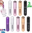 Travel Mini Refillable Perfume Atomizer Portable Scent Pump Spray Bottles Set5ml