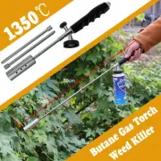 Weed Killer Grass Shrub Garden Kill Burner Fire Kit Handle Butane Gas Torch New