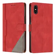 Leather ic Clasp Case with Flip Wallet Stand Function Cover for iphone xs max