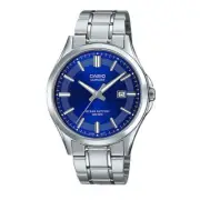Casio MTS100D-2A Men's Standard Analog Silver Stainless Steel Band Watch