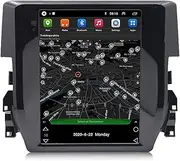 Car Stereo Radio Player Car GPS Navigator is Suitable Compatible for Honda Civic 2016 Vertical Screen Android Large Screen Reverse Video Integrated Machine