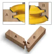 1PCS Lock Miter Router Bit Shank Woodworking Milling Cutter Equipment Tools