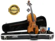 D'Luca Strauss 600 Stanza Violin 4/4 w/SKB Molded Case, Dominant Strings & Tuner