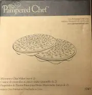 The Pampered Chef - Microwave Chip Maker 1241 (Set Of 2) - New In Box