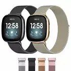 For Fitbit Versa 4 3 2 Sense 2 Milanese Metal Band Strap Loop Sports Replacement