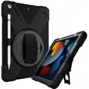 Codi C30705065 RUGGED CASE IPAD 10.2 GEN 7/8/9 BLACK SILICONE POLYCARBONATE