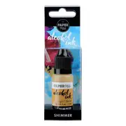The Paper Mill Shimmer Alcohol Ink Light Gold 14ml