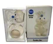 1988 Pillsbury Doughboy “Poppin Fresh” Cookie Jar New In Box Vintage Excellent