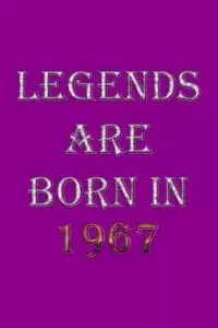 在飛比找博客來優惠-Legends Are Born In 1967 Noteb