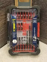 NEW GENUINE Bosch DDMS20 20pc. Drill Driver Bit Set w/Custom Case System
