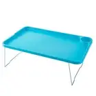 Computer Desk Folding Laptop Portable Table with Non-slip Legs Cup Holder Stable