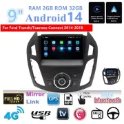 9'' For Android 14 Android Car Stereo Radio GPS For Ford Transit/Tourneo Connect
