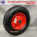 16" 4.80/4.00-8 BORE 19mm Pneumatic Wheels Trolley Cart Wheelbarrow Tyres Wheel