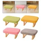 Rectangle Chair Step Stool Shoe Changing Stool Footrest Stool Soft Small Low