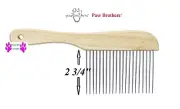 EXTRA LONG 2 1/2" Teeth "POODLE,COCKER" Style UTILITY Pet Grooming ULTIMATE COMB