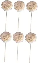 Gatuida 6Pcs Aroma Diffuser Sticks Artificial Rattan Flower Wands for Essential Oil Fragrance Home Decoration for Relaxing Aromatherapy Natural Diffuser