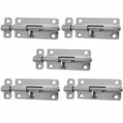5x 3" inch Zinc Plated Barrel Bolts Latch Door Safety Lock Bar Security Guard