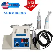 USA Stock! Dental Lab Marathon Micromotor N3 + Straight Contra Angle Handpiece
