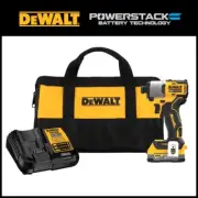 DEWALT POWERSTACK 20-volt Max 1/4-in Brushless Cordless Impact Driver