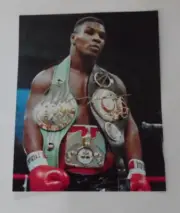 MIKE TYSON 8x10 RARE HAND SIGNED PHOTO WITH COA AUTOGRAPH