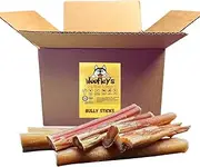 Woofley's - 45" Bully Sticks for Dogs Regular Bully Sticks Bulk (50 Count) Long Lasting Bully Sticks for Dogs