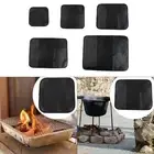 Fireplace Table Mat Heat Resistant Fireproof Pad for Patio Decking Backyard