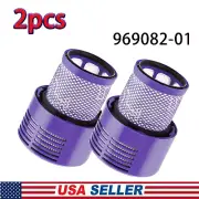 2x V10 Filter For Dyson Cyclone Series, Replacement Part No. 969082-01