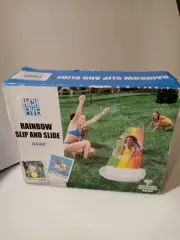 High Five Rainbow Water Slip And Slide For Age 6 + Outdoor