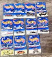 Hot Wheels 1996 first ￼editions (5), 1998 first editions (6). Rail Rodder, NIB