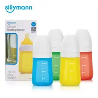 在飛比找momo購物網優惠-【韓國sillymann】100%鉑金矽膠奶瓶160ML(鉑