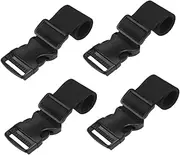 GANAZONO 4Pcs Adjustable Elastic Strap Belt Extender for Waist Bags Compatible with Fanny Packs and Versatile for Travel Hiking and Outdoor Activities
