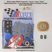 Mikuni Solex 40PHH Carb Toyota Gasket Rebuild Kit w/Pump Diaphragm/Fig 8 O-Rings
