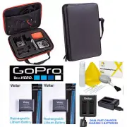 Battery for GoPro HD Hero4 BLACK X2 AHDBT 401+ FAST CHARGER +LARGE HARD CASE