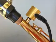 PiezoBarrel P7 Pickup Microphone & 4 meter Cable with Fittings for Alto Sax