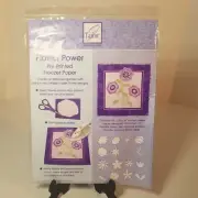 June Tailor, Pre-Printed Freezer Paper, Flower Power, Applique Quilting, Floral