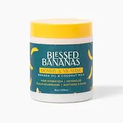 Blessed Bananas - Mommy & Me Mask - 8oz Banana Oil & Coconut Milk- Hair Hydration, Scalp Nourishing, Detangler, Softness & Shine - 1 Count