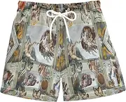 [RPLIFE] Boy Swimming Trunks, Toddler Trunks 2t, Michelangelo Paint Ceiling Sistine Chapel