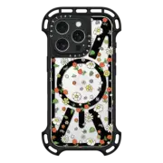 iPhone 16 Pro Ultra Bounce Case MagSafe Compatible Flower Power Clear by Martina Martian