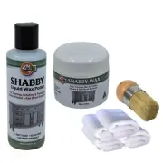 Clear Finishing Wax Kit For Sealing & Protecting Chalk Paint & Raw Wood
