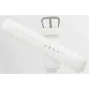 Casio Man's 19/16mm White Resin Watch Band 10212247