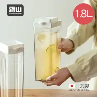 在飛比找momo購物網優惠-【SHIMOYAMA 霜山】日本製方形免開蓋自動出水冷水壺-