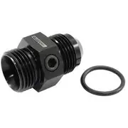 Aeroflow -12Orb to -12AN With 3 X 1/8" Npt Ports - AF944-12BLK